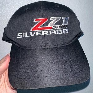Chevrolet Silverado Z71 Off Road Black Hat velcro adjustment strap